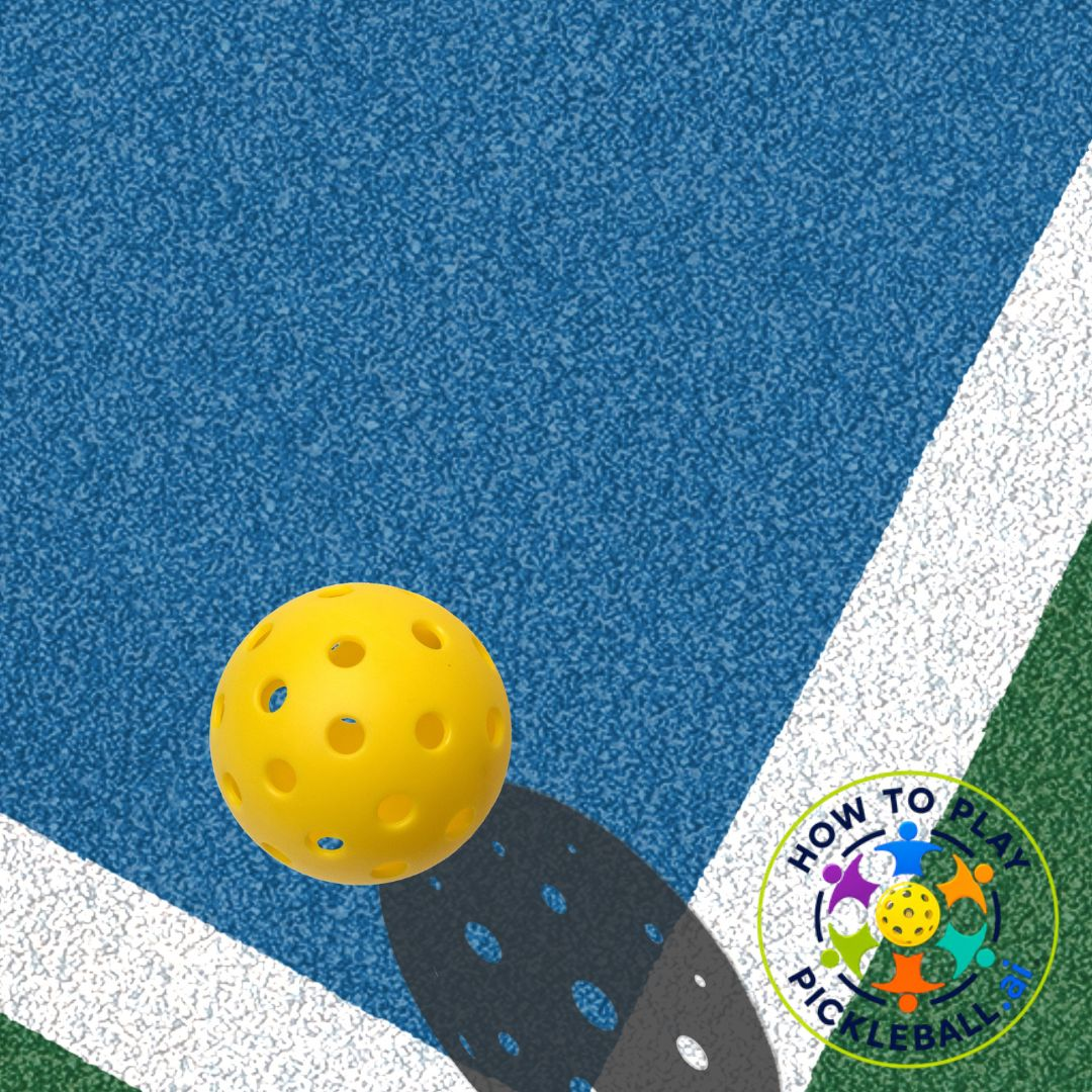 pickleball-ball-yellow-court-corner