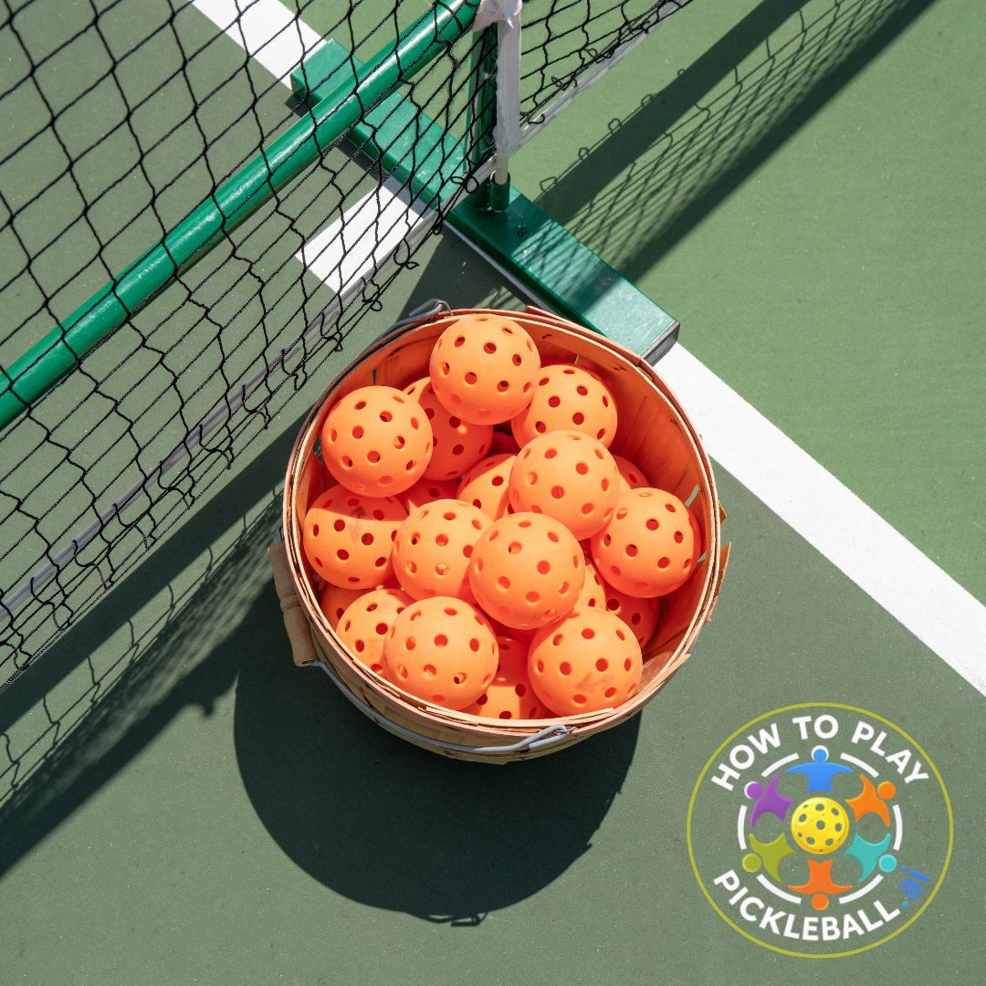 pickleball-balls-orange-basket-net