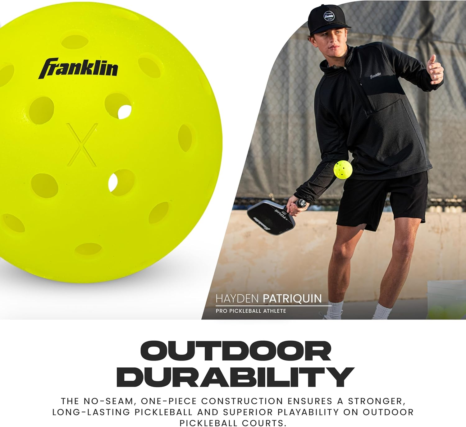 Franklin Sports X-40 Outdoor Pickleballs — view 5