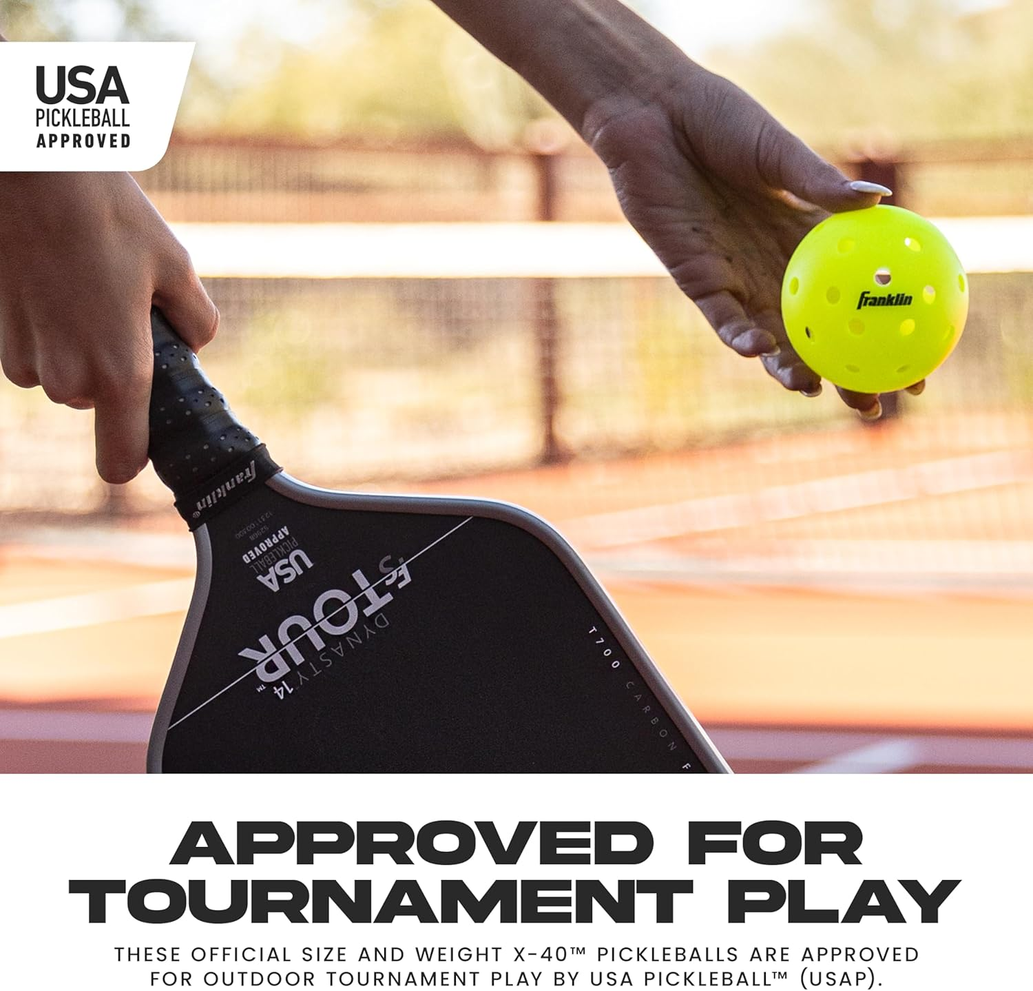 Franklin Sports X-40 Outdoor Pickleballs — view 7