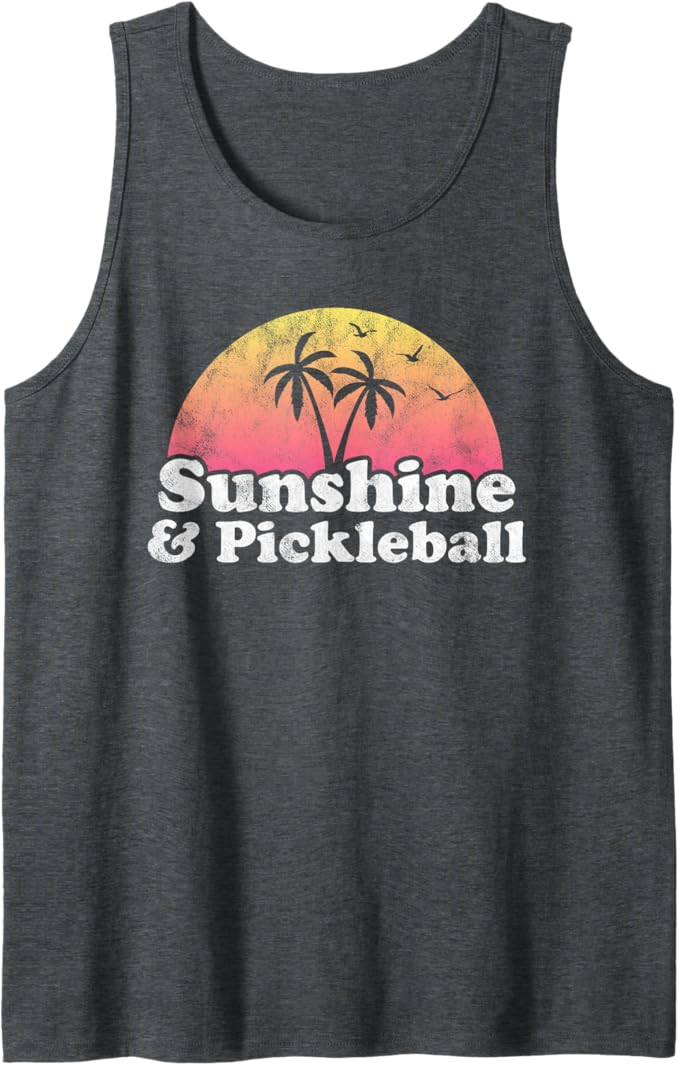 Sunshine and Pickleball Tank Top