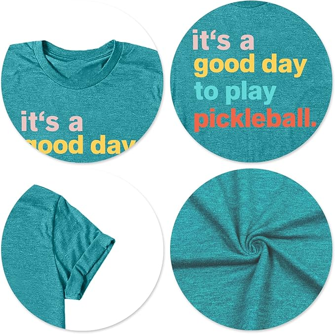 Funny Pickleball Quote Definition Woman T-Shirt — view 2