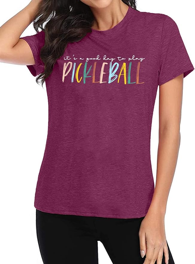 Funny Pickleball Quote Definition Woman T-Shirt — view 3