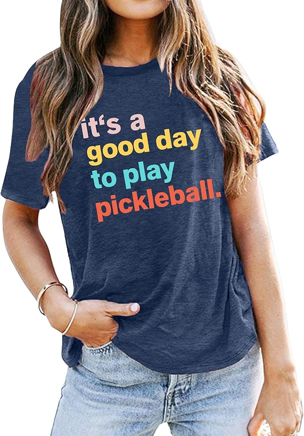 Funny Pickleball Quote Definition Woman T-Shirt — view 4