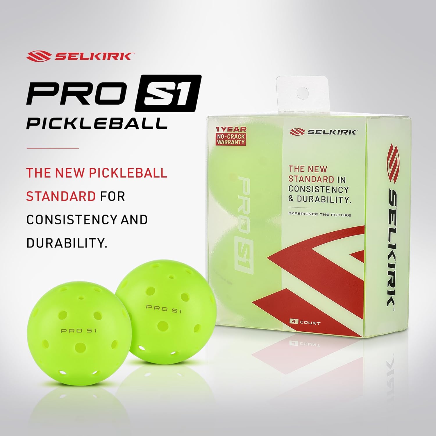 Selkirk Sport Pro S1 Outdoor Pickleball Balls — view 3