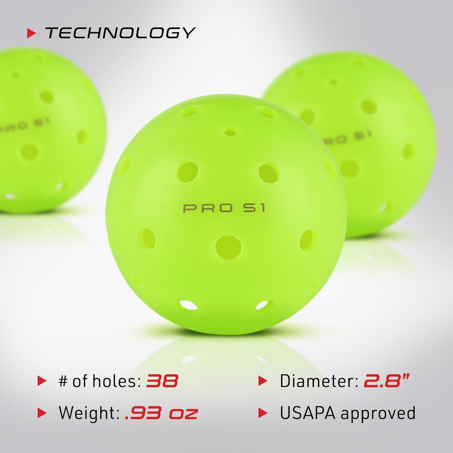 Selkirk Sport Pro S1 Outdoor Pickleball Balls — view 7