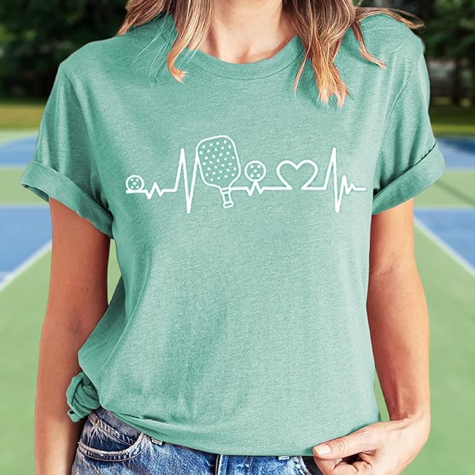Women's Life Isn't All Dogs and Pickleball V-Neck T-Shirt — view 2