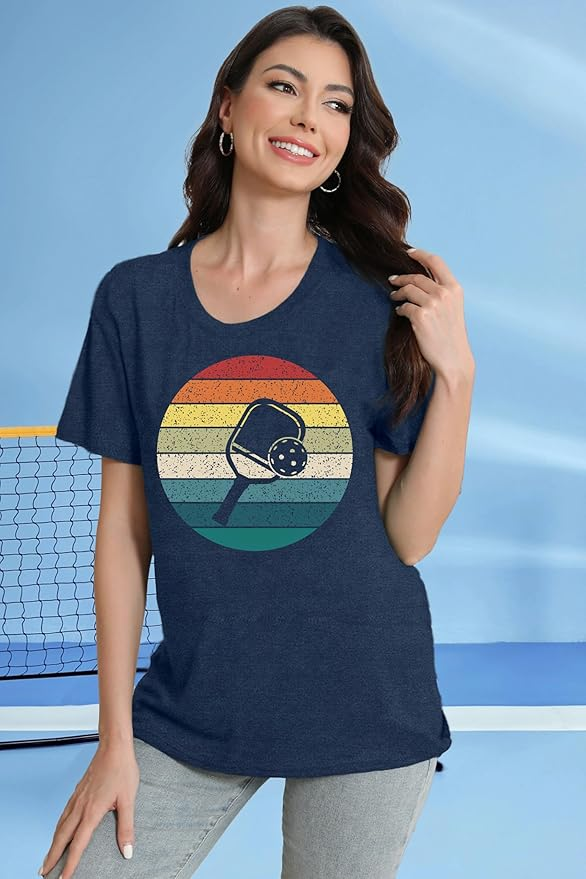 Pickleball Shirts for Women Stay Out of The Kitchen Tee — view 2
