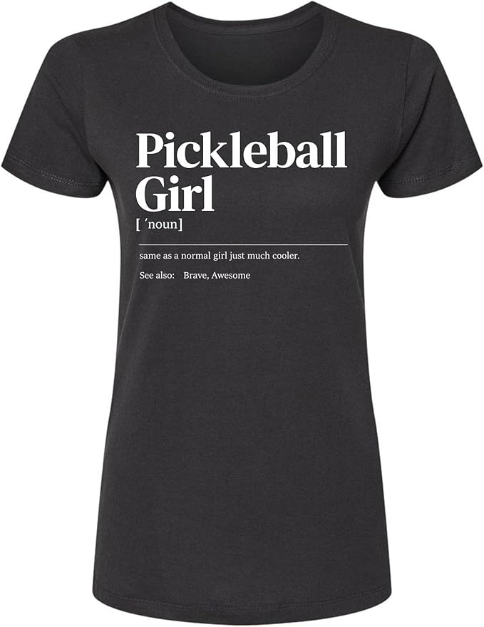 Pickleball Girl Crewneck Tee